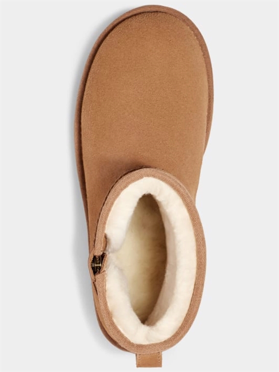 UGG Classic Mini Bailey Zip Støvler, Chestnut